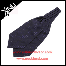 Производитель Китай полиэстер Жаккард горошек ascot галстук галстуки для мужчин